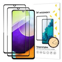 Set Wozinsky 2x Szkło hartowane cu adeziv complet super durabil Ecran complet cu Case prietenoasă Samsung Galaxy A33 5G Negru