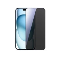 Joyroom JR-MLG0282 2.5D sticlă temperată de confidențialitate rezistentă la praf cu cadru negru pentru iPhone 15 Plus/16 Plus