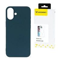Husă din silicon Wozinsky Husă magnetică Magsafe pentru Samsung Galaxy S25 - Albastru