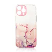 Case husa Marmură pentru Samsung Galaxy A12 5G Galaxy A12 5G gel de acoperire marmură roz