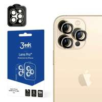 3mk iPhone Protecție obiectiv Pro 13 Pro / 13 Pro Max auriu/auriu Protecție pentru obiectivul camerei foto cu ramă de montare 1 buc.