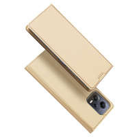 Husa husa Dux Ducis Skin Pro pentru Xiaomi Redmi Note 12 Pro + flip cover card portofel portofel stand de aur Case