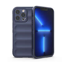 Mag Case husa iPhone ic Shield to 13 Pro capac blindat flexibil albastru închis