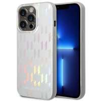 Husa Apple iPhone KARL LAGERFELD 14 Pro Max Monogram Monogram Iridescent Silver Hardcase