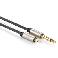 cablu Ugreen TRS mini jack 3.5mm - jack 6.35mm cablu audio 2m gri