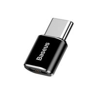 Adaptor BASEUS Micro USB la USB Type-C negru