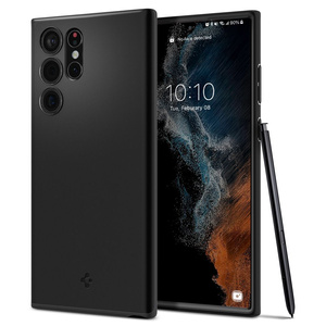 Husa Spigen Samsung Galaxy S22 Ultra Thin Fit Negru