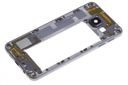 Carcasă carcasă cadru SAMSUNG Galaxy A3 2016 gri Grad B
