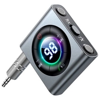Joyroom Transmițător Bluetooth AUX (transmițător/receptor) pentru mașină, TV gri (JR-CB2)