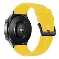 Curea din silicon pentru Huawei Watch GT 2/3/4/2 Pro/3 Pro/4 Pro/GT 2e 46mm - galben