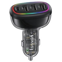 USAMS Charg. sam. 1xUSB-C 3xUSB-A C34 48W 3A+C PD Fast Charge negru/negru CC170CC01 (US-CC170)
