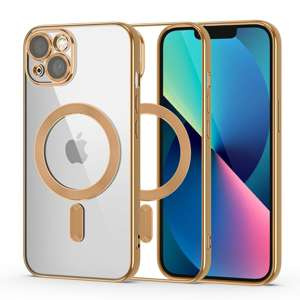 Husa Tech-protect Magshine MagSafe iPhone  13 Gold Case