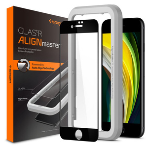 Sticlă temperată SPIGEN Alm Glass Fc iPhone 7/8/SE 2020 Negru