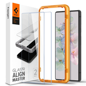 Spigen Folie sticla ALM GLAS.TR SLIM 2-PACK GOOGLE PIXEL 7 CLAR