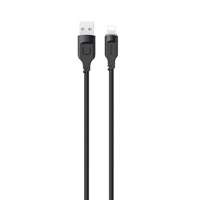 Cablu USAMS Lightning Fast Charging 2.4A Lithe Series 1.2m negru/negru SJ565USB01(US-SJ565)