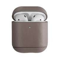 Husa UNIQ Apple AirPods Terra Terra din piele naturală bej