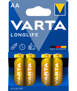 Baterie VARTA R6 alcaline (AA) 4 buc. Durată lungă de viață