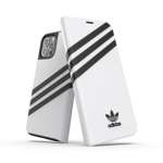 Adidas OR Booklet Case PU iPhone 12 Pro white black / white black