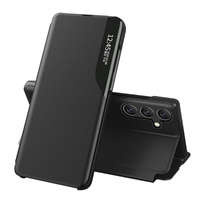 Case husa Eco Leather View Samsung Galaxy A54 5G cu flip stand negru