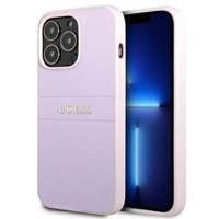 Husa GUESS Apple iPhone 13 13 Pro Saffiano Hot Stamp & Metal Logo Violet Case