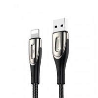 cablu Joyroom Sharp Series Sharp încărcare rapidă USB-A - Lightning 3A 1,2 m negru (S-M411)