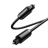 Cablu optic Ugreen Cablu audio 2 m fibră optică digitală Toslink SPDIF gri (70892)