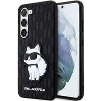 Husacase Karl Lagerfeld KLHCS23MSAKLHCPK S23 Plus S916 hard negru/negru Saffiano Monogram Choupette negru Case