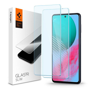 Folie sticla Spigen Glas.tr Slim 2-pachet Galaxy M54 5G transparent
