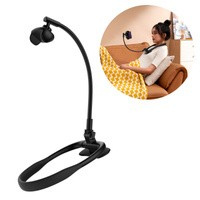 Baseus suport telefon Suport universal pentru gât din seria ComfortJoy, suport negru (LUGB000001)