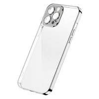 Joyroom Chery Mirror Case husa capac pentru iPhone 13 Pro caz cu rama metalică argintie (JR-BP908 argint)