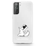 Husa KARL LAGERFELD Samsung Galaxy S21 Plus Choupette Fun KLHCS21MCFNRC Hardcase clar