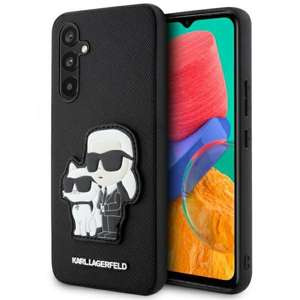 case Karl Lagerfeld KLHCA34SANKCPK A34 5G A346 tare negru/negru Saffiano Karl & Choupette Saffiano Karl & Choupette