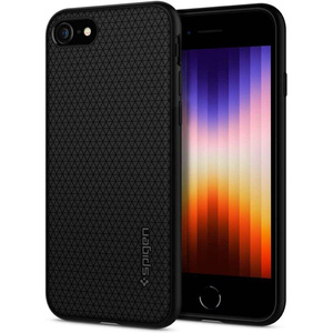 Husa SPIGEN  Liquid Air Apple iPhone  7 8 SE 2020 Husă neagră