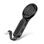 USAMS Lightning Lightning 2 în 1 adaptor de suport inelar negru