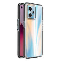 Case husanou Primăvară Realme 9 Pro+ / Realme 9 siliko cover cu ramă negru