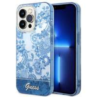 Husa Apple iPhone GUESS 14 Pro Max Max Porcelain Collection Albastru tarecase