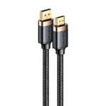 Cablu USAMS DP - HDMI U74 2,0 m negru / negru 4K HD SJ530HD01 (US-SJ530)
