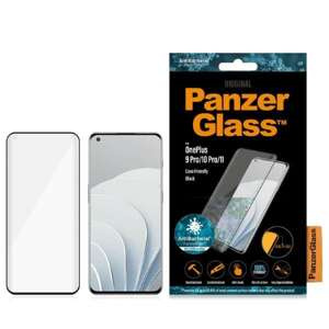 PanzerGlass E2E MicroFracture OnePlus 9 Pro Case prietenos negru/negru Antibacteriană