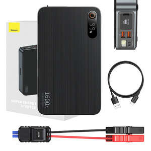 Powerbank / Starter Baseus Super Energy PRO Car Jump Starter, 1600A, USB (negru)