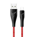 USAMS Cablu împletitură împletită U41 Lightning/USB Fast Charge 1m roșu/roșu SJ391USB02 (US-SJ391)