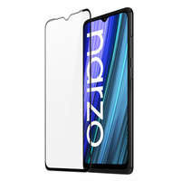 Szkło Dux Ducis 9D Sticlă temperată durabilă folie sticla 9H pentru întregul ecran cu rama Realme Narzo 50A negru (case )
