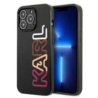 Husa Apple iPhone KARL LAGERFELD 13 13 13 Pro Multipink Brand Black Hardcase