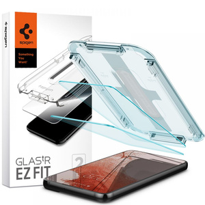 Folie sticla Spigen Galaxy S22 Glas.Tr "ez Fit" 2-Pack Samsung