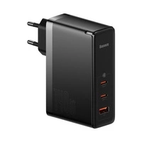 Incarcator rețea Baseus GaN5 Pro 2xUSB-C + USB, 140W (negru)