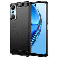 Husa Case husanounou Carbon pentru Infinix Hot 20 flexibil siliko carbo capac negru Case