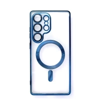 Husă galvanizată cu MagSafe pentru iPhone 16e - Albastru