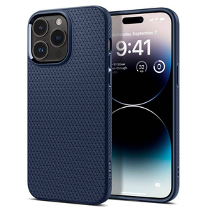 Husa Spigen Liquid Air iPhone 14 Pro Navy Blue