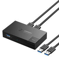 Comutator USB 3.0 bidirecțional Ugreen CM618 - negru