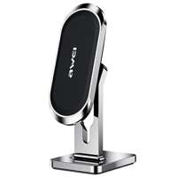 mag suport AWEI netic car cockpit auto X19 negru-argintiu/negru-argintiu/negru-argintiu