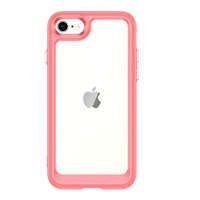 Outer Space Case husa la iPhone SE 2022 / SE 2020 / iPhone 8 / iPhone 7 capac rigid cu ramă de gel roșu